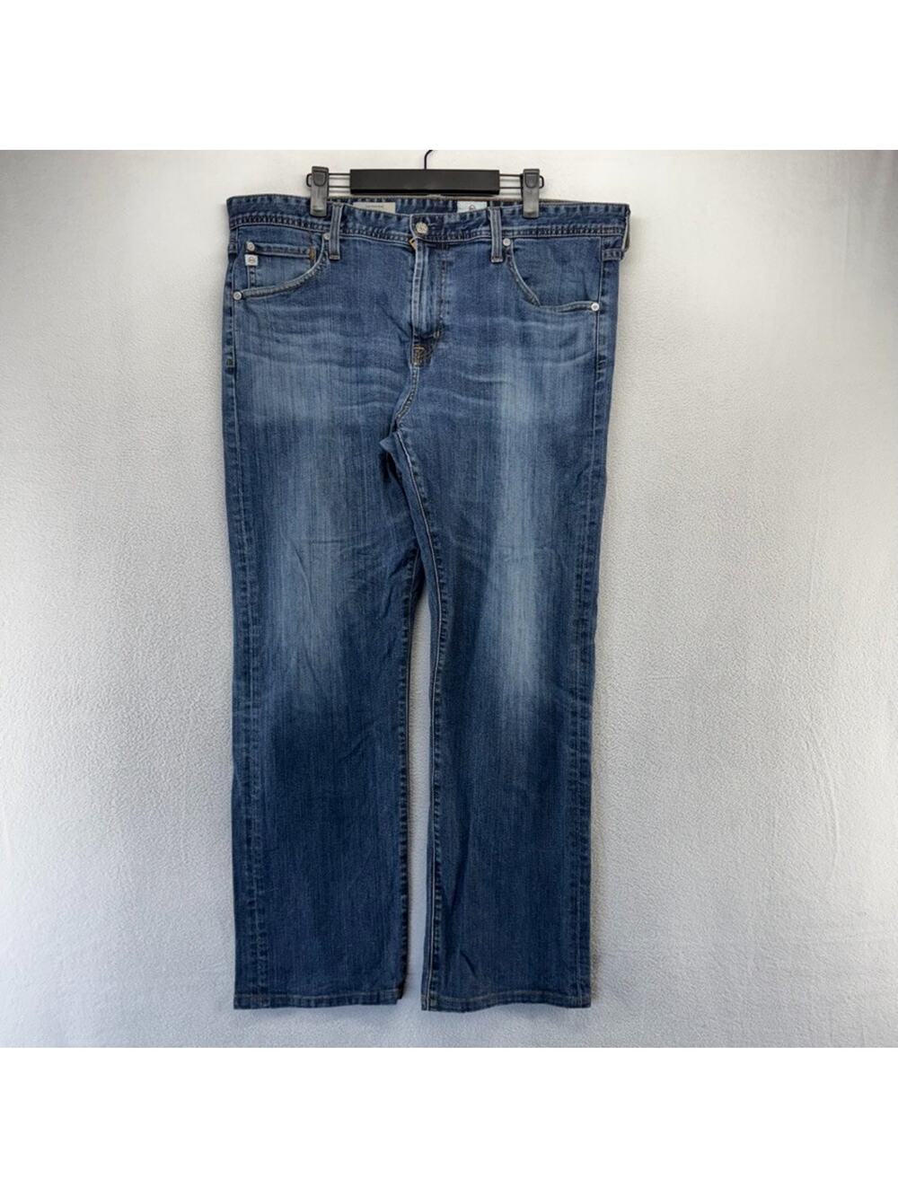 AG Adriano Goldschmied jeans men's 38x29 Blue Denim Dark Wash Protege Straight